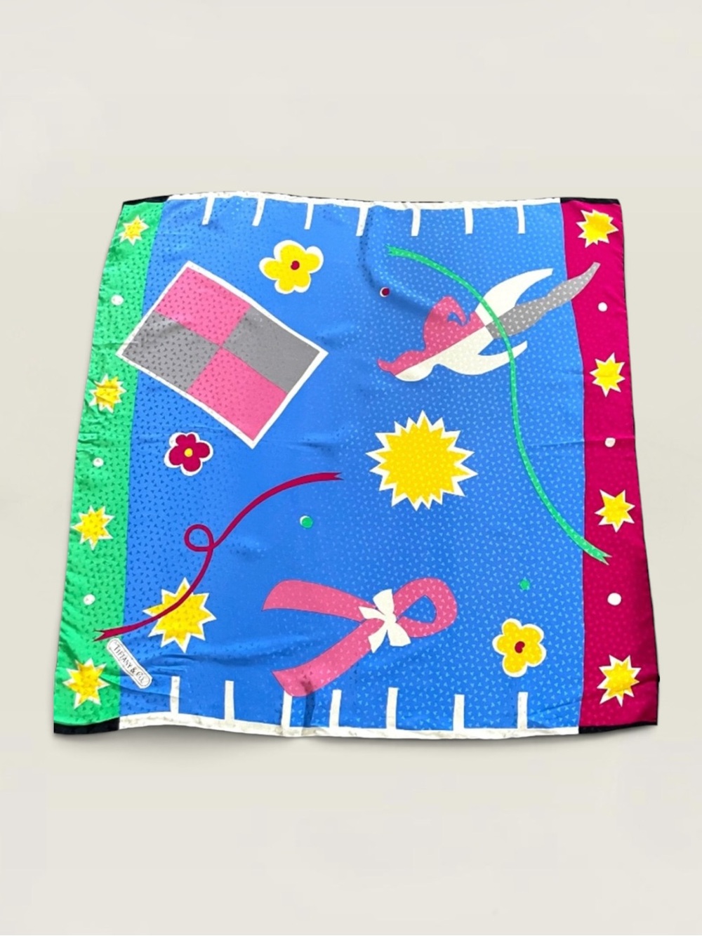 New! TIFFANY & CO SILK SCARF 35” SQUARE